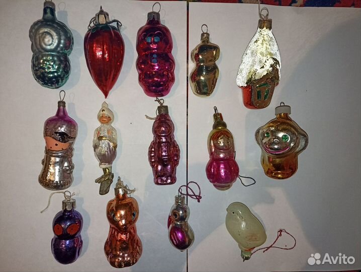 Елочные игрушки СССР