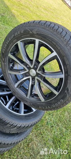 Шины (липучка) goodyear на дисках skad онтарио R17