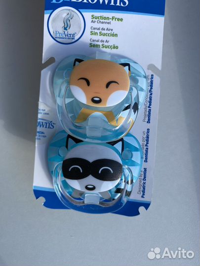 Соска пустышка dr. brown’s 0-6 новые