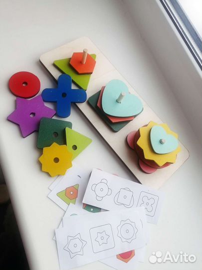 Развивающая деревянная игрушка. 