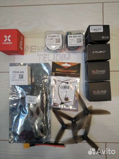 FPV дрон квадрокоптер Apex 5, набор для сборки