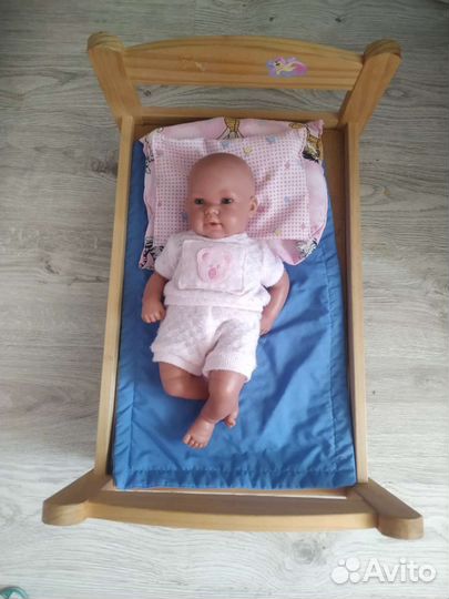 Кроватка для кукол IKEA и кукла