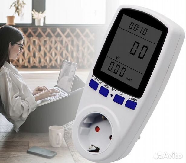 Цифровой ваттметр, электронный измеритель напряжен