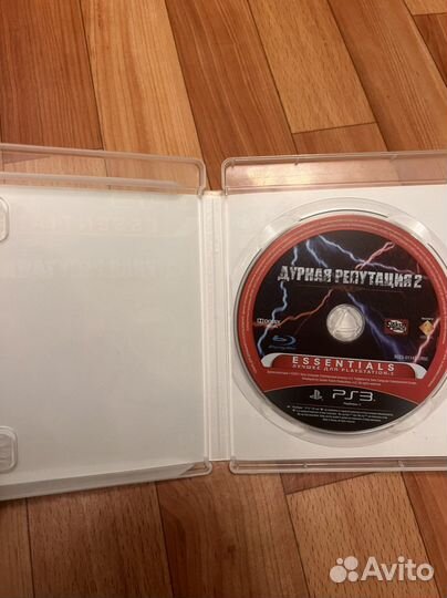Диск для PS3 с игрой Дурная репутация 2