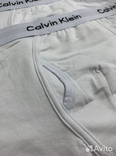 Трусы мужские белые calvin klein