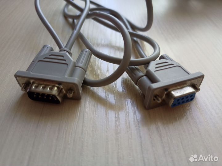 Кабель vga, D-Sub DB-9F +D-Sub DB-9M, 1,2 метра