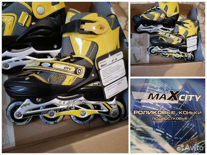 Роликовые коньки новые
