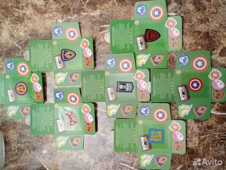 Начивки Marvel из Пятёрочки