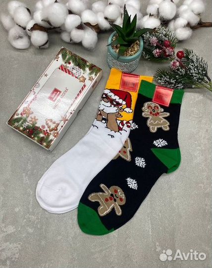 Новогодние носки