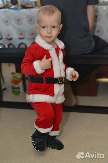 Костюм Деда Мороза детский костюм Санта Клауса