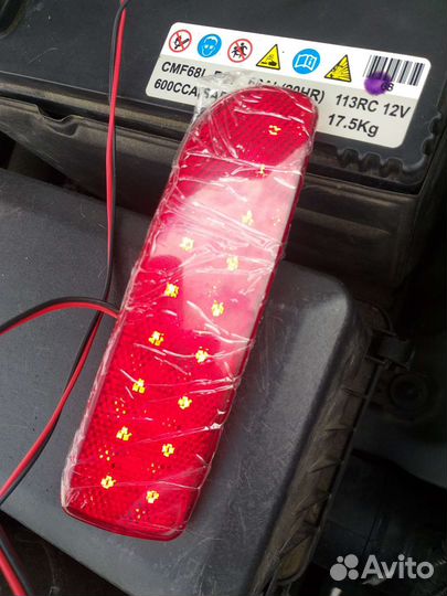 Катафоты заднего бампера LED Priora I