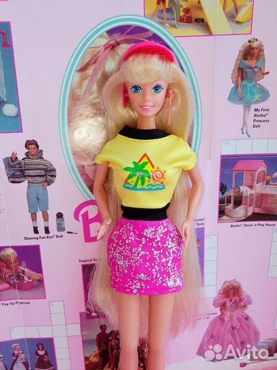 Платье на барби Glitter Hair