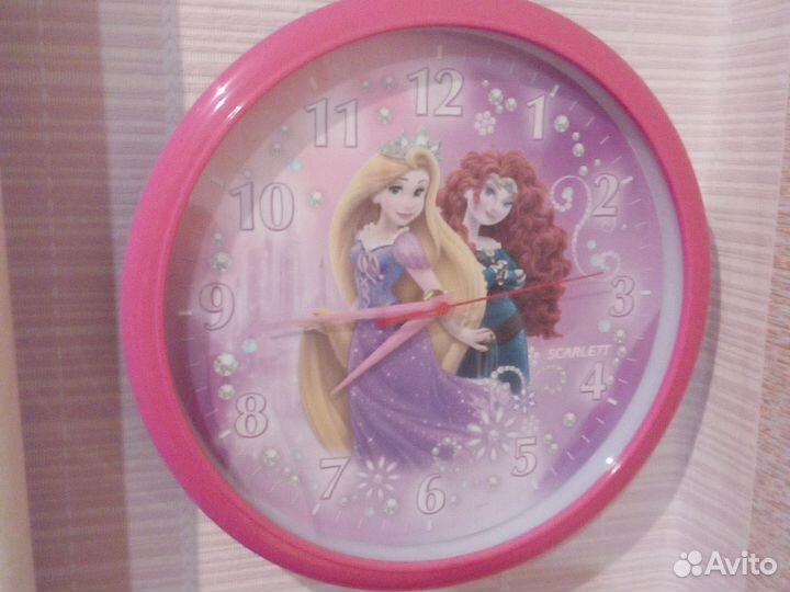 Настенные детские часы для девочек