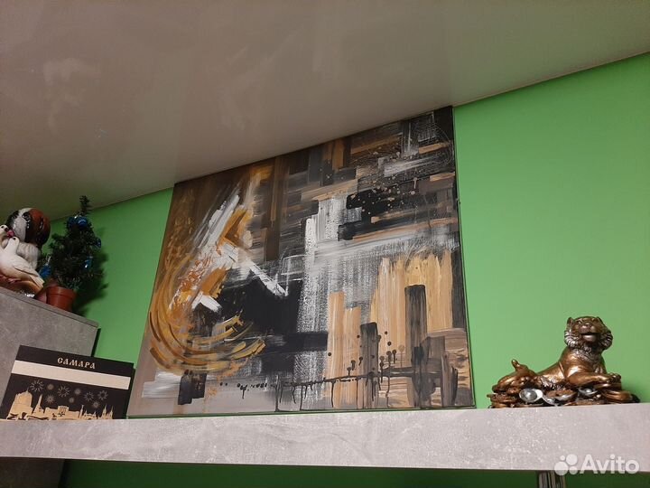 Картина абстракция 100х80см