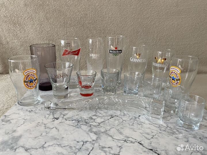 Бокалы/стопки большой ассортимент