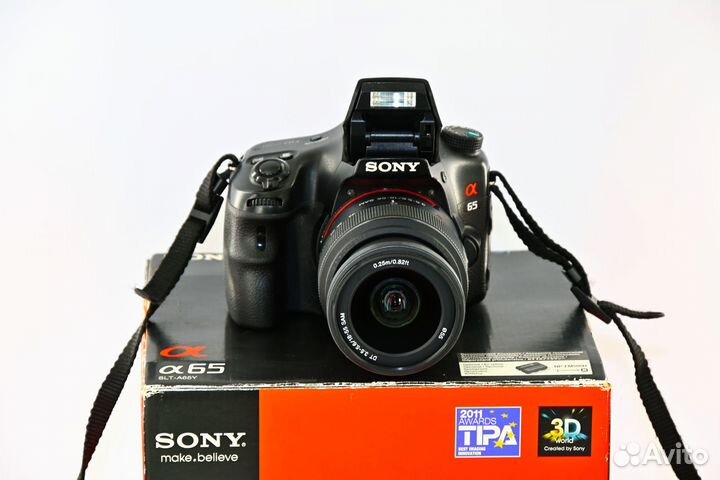 Sony Alpha A65 24.3MP зеркалка Kit DT SAM II