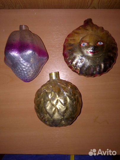 Ёлочные игрушки СССР, стеклярус