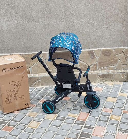 Велосипед складной с реверсивным блоком (бирюза)