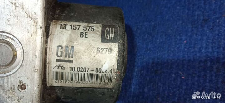 Блок abs Opel Zafira b, Opel Astra h