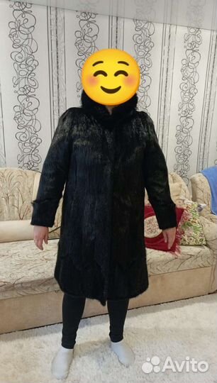 Шуба с капюшоном