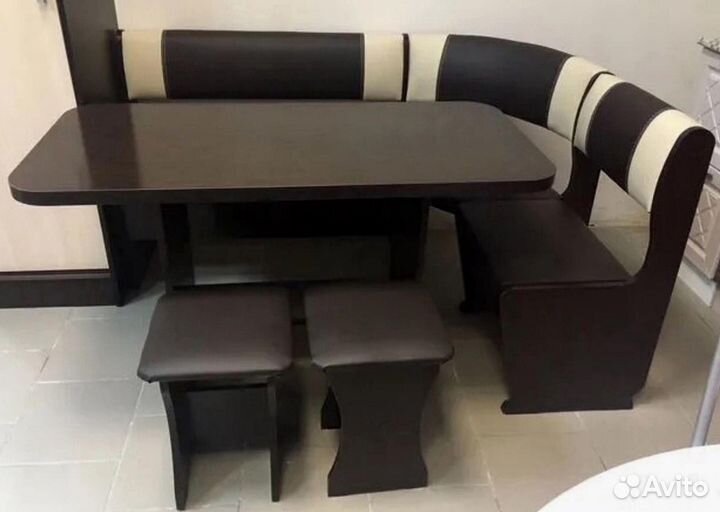 Кухоный уголок Кухонный уголок К1 венге/шоколад