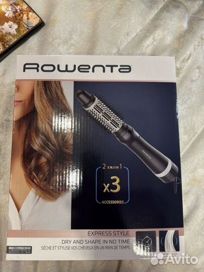 Фен щетка rowenta