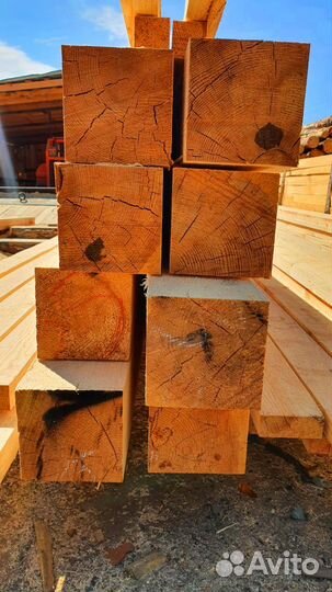 Качественный брус 150х150мм, сосна