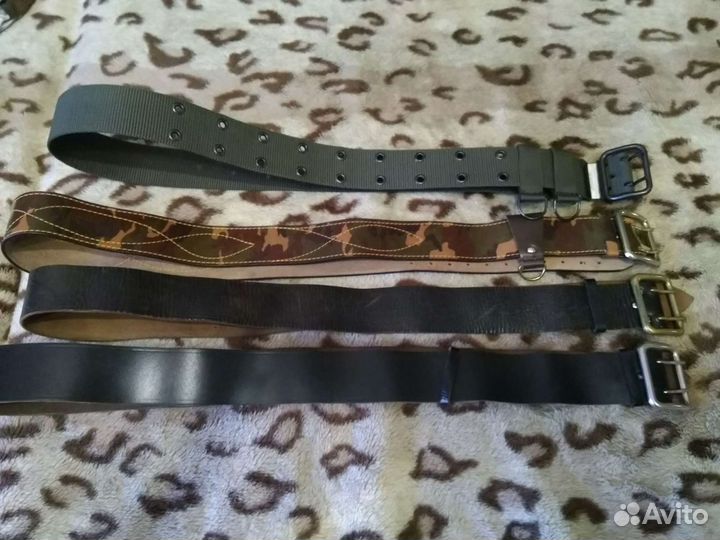 Ремни кожаные