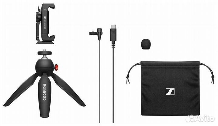 Микрофон Sennheiser XS Lav Mobile Kit черный