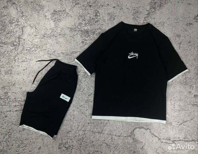 Костюм шорты футболка Nike Stussy