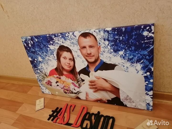 Печать на холсте любого размера