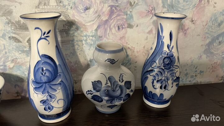 Гжель посуда набор СССР