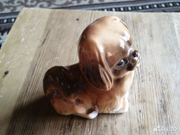 Фарфоровые статуэтки собака лфз