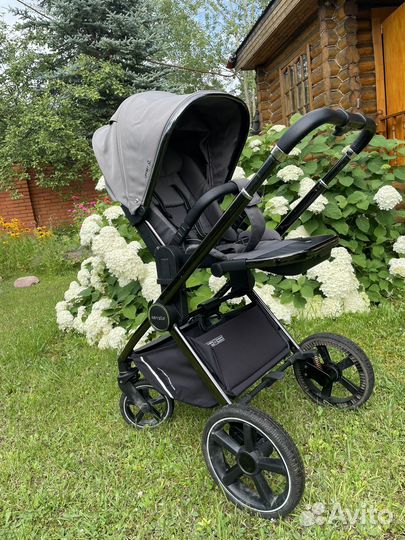 Коляска carello ultimo 3 в 1+манеж graco