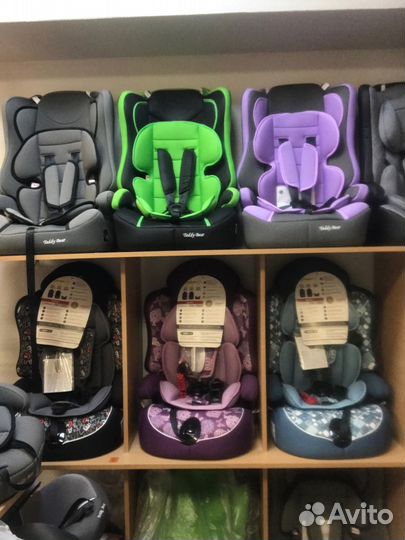 Автокресло 9-36кг Teddy Grey Dot 3