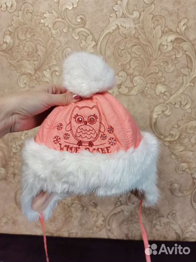 Шапка зимняя для девочки 50