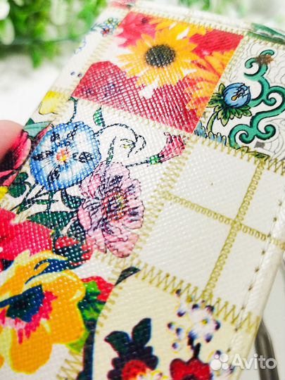 Маникюрный набор 6 предметов цветочный узор