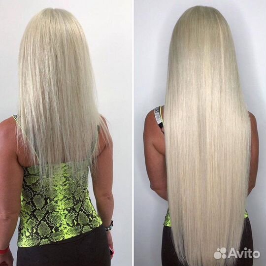 Наращивание волос модель