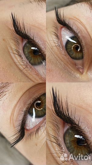 Наращивание ресниц/оформление бровей