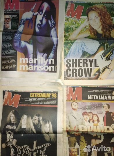 Рок-журналы газеты разное СССР, Россия, Беларусь