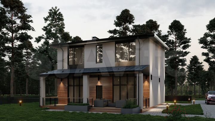 Коттедж 170 м² на участке 6,2 сот.