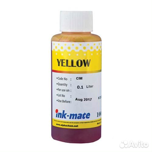 Чернила для canon CLI-426/526 (100мл, Dye, yellow)