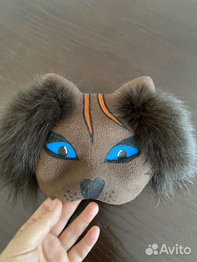 Маска кошки для квадробики на фетровой основе