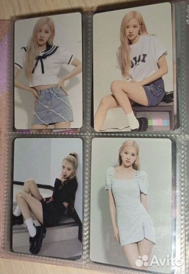 Карты blackpink розе