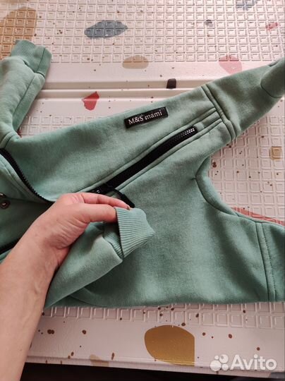 Комбенизон с начёсом тёплый на новорождённого 62