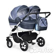 Коляска для двойни Indigo Duo 18, 2 в1
