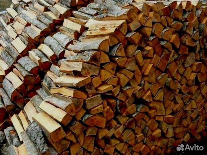 Дрова березовые. Колотые