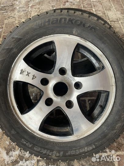 R15 Hankook Winter I'Pike 195/60, PCD 5x139 DIA 75.1