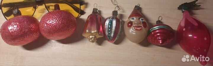 Большой лот елочных игрушек СССР. Цена за все