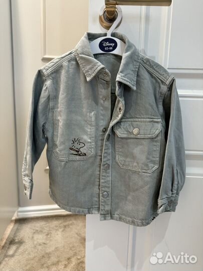 Джинсовая рубашка Zara 92